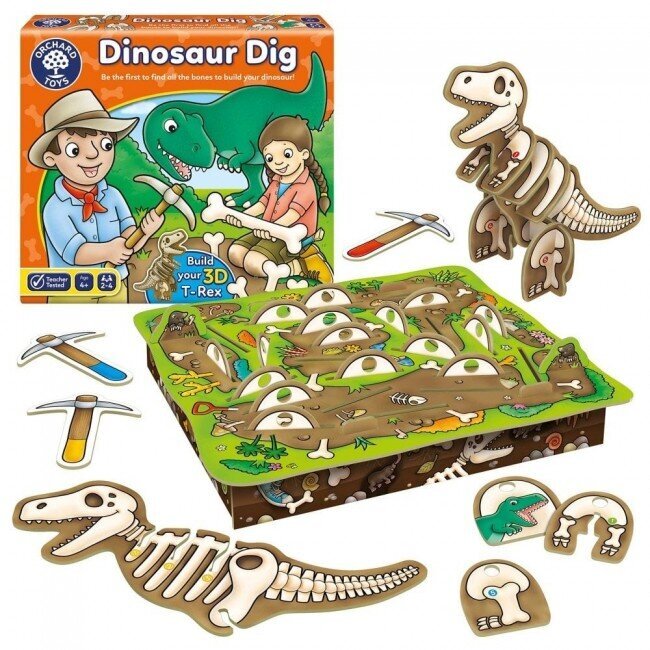 Spēle bērniem Dinosaur Dig/Izroc dinozauru! cena un informācija | Galda spēles | 220.lv