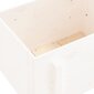 Dārza puķu kaste vidaXL, 62x50x57 cm, balts cena un informācija | Balkona kastes | 220.lv