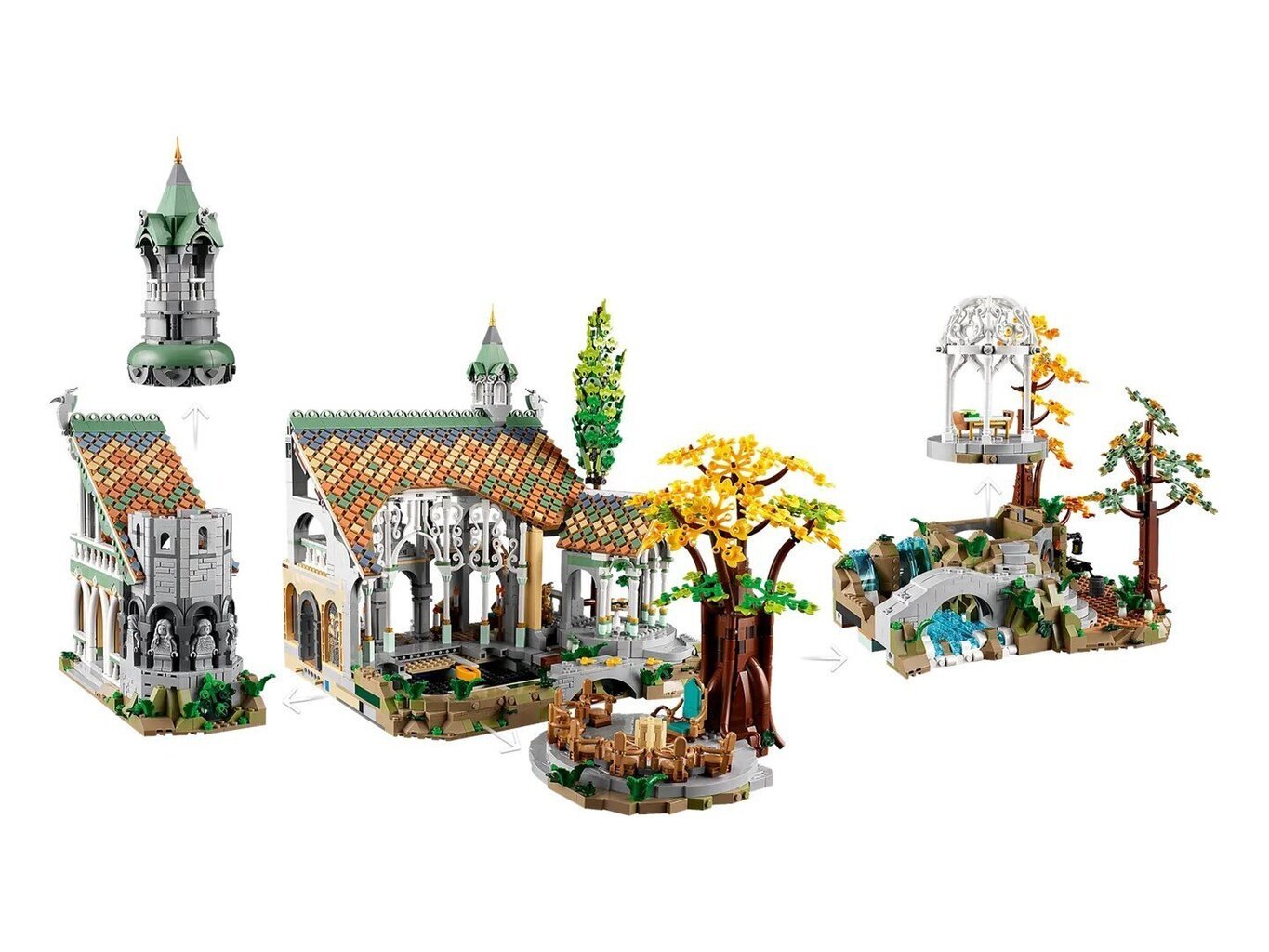 10316 LEGO® The Lord of The Rings: Rivendell, 6167 daļas cena un informācija | Konstruktori | 220.lv