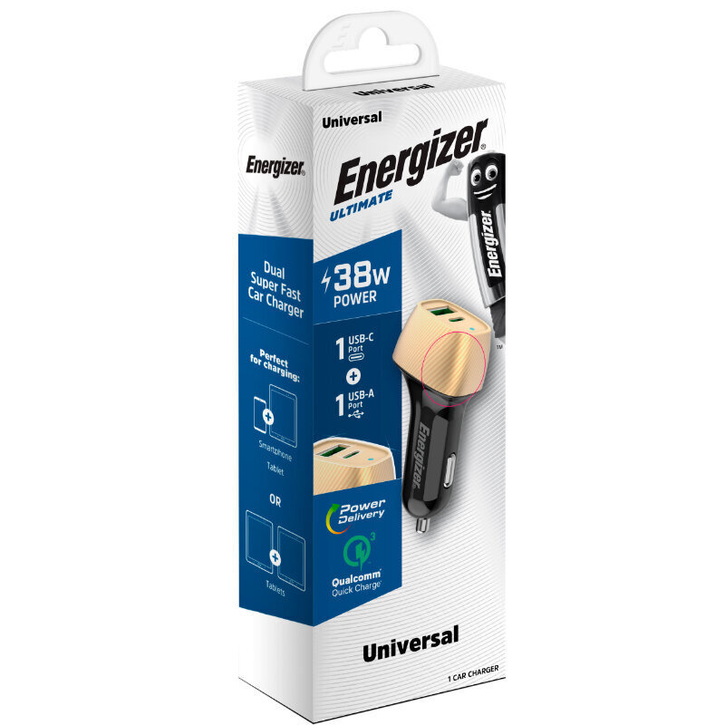 Energizer D38BG cena un informācija | Lādētāji un adapteri | 220.lv