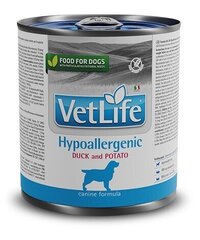 Farmina Vet Life hipoalerģiska barība suņiem ar kartupeļiem un pīli, 300 g cena un informācija | Konservi suņiem | 220.lv