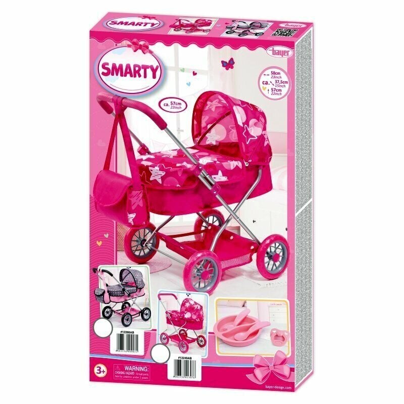 Leļļu ratiņi Bayer Design Smarty цена и информация | Rotaļlietas meitenēm | 220.lv