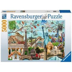 Puzle Ravensburger Big City Collage, 5000 det. cena un informācija | Puzles, 3D puzles | 220.lv