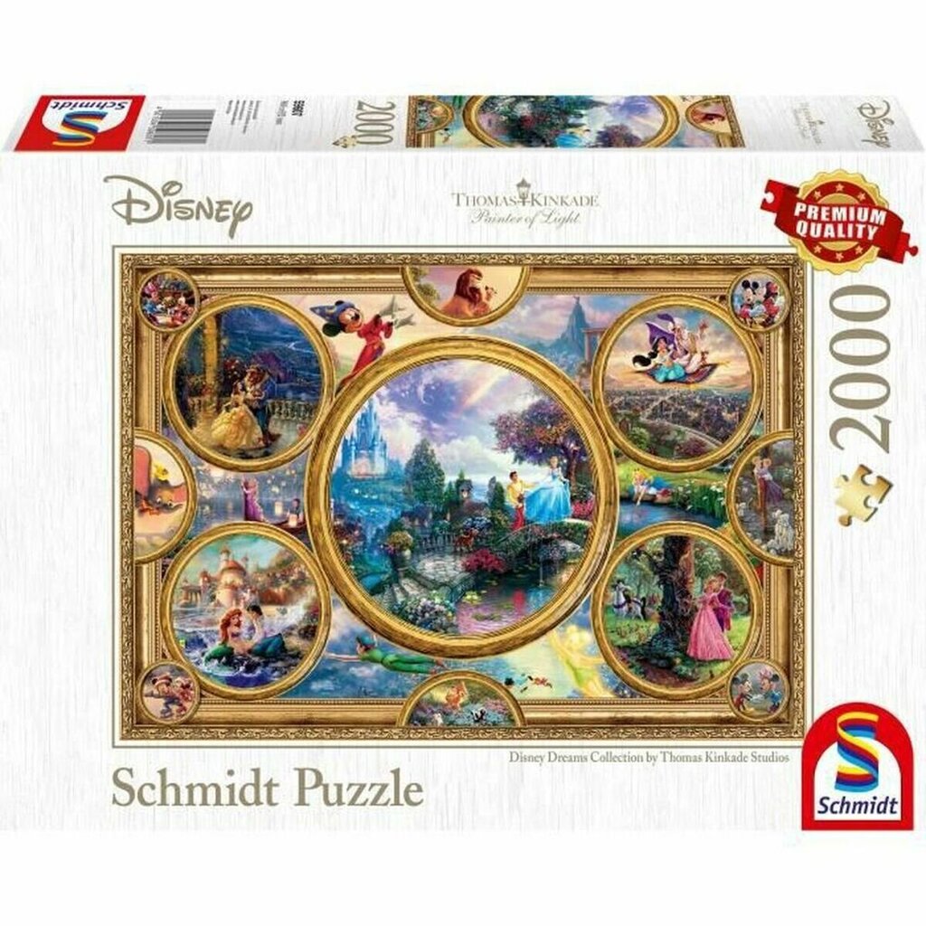 Puzle Schmidt Spiele Disney, Sapņu kolāža, 2000 gab. цена и информация | Puzles, 3D puzles | 220.lv