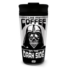 Дорожная кружка - непроливайка Звёздные Войны Дарт Вейдер I Like my Coffe on the Dark Side цена и информация | Термосы, термокружки | 220.lv