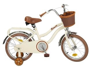 Velosipēds bērniem 16 Vintage Beige Toimsa 16231, balts цена и информация | Велосипеды | 220.lv