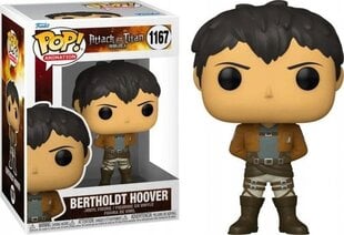 Vinila figūra Funko Pop! Attack On Titan Bertholdt Hoover cena un informācija | Datorspēļu suvenīri | 220.lv