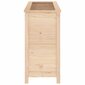 Dārza puķu kaste vidaXL, 119,5x40x78 cm, brūns cena un informācija | Balkona kastes | 220.lv
