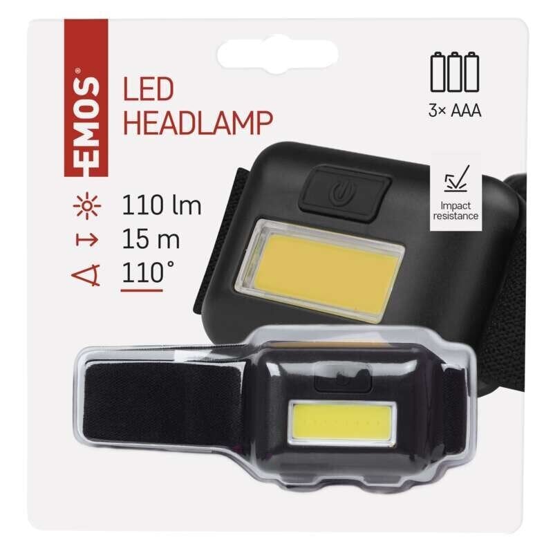 COB LED galvas lukturis Emos cena un informācija | Lukturi un prožektori | 220.lv