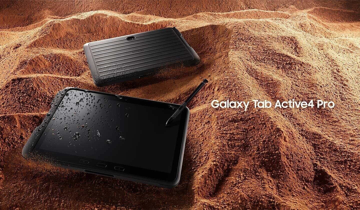 Samsung Galaxy Tab Active4 Pro WiFi 6/128GB SM-T630NZKEEUE cena un informācija | Planšetdatori | 220.lv