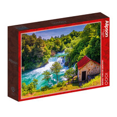 Пазл Alipson-Puzzle Водопады Крка, Хорватия 1000 шт. цена и информация | Пазлы | 220.lv