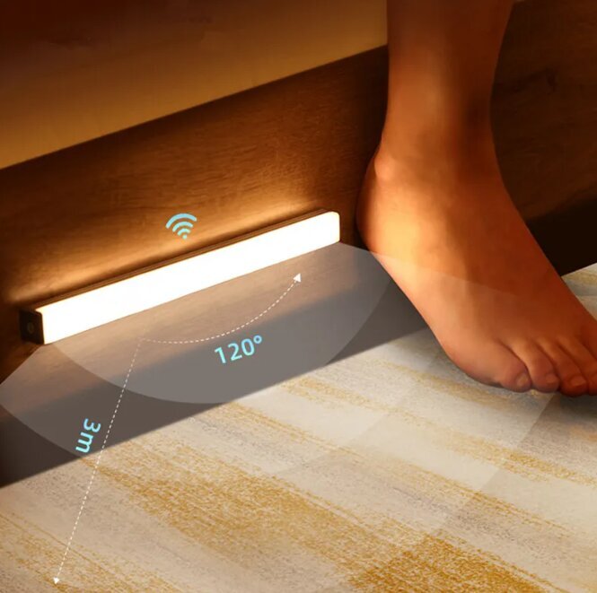 Soulwarm bezvadu LED gaisma ar kustības sensoru cena un informācija | Iebūvējamās lampas, LED paneļi | 220.lv