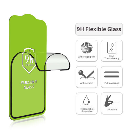 Bestsuit Flexible 3D (9H) priekš iPhone 13 / 13 Pro / 14 цена и информация | Ekrāna aizsargstikli | 220.lv