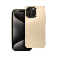 METALLIC priekš iPhone 15 Pro Max (6,7″) - Zelts cena un informācija | Telefonu vāciņi, maciņi | 220.lv