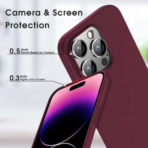 X-Level Guardian priekš iPhone 15 Pro Max (6,7") - Bordo cena un informācija | Telefonu vāciņi, maciņi | 220.lv