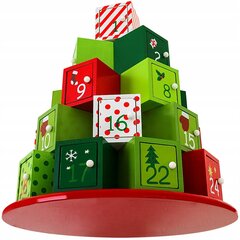 Advent kalendārs, 24 tukšas sekcijas cena un informācija | Ziemassvētku dekorācijas | 220.lv