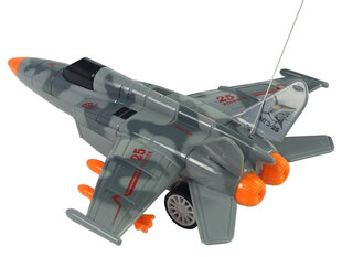 Дистанционно пилотируемый военный самолет, серый цена и информация | Игрушки для мальчиков | 220.lv