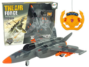 Дистанционно пилотируемый военный самолет, серый цена и информация | Игрушки для мальчиков | 220.lv