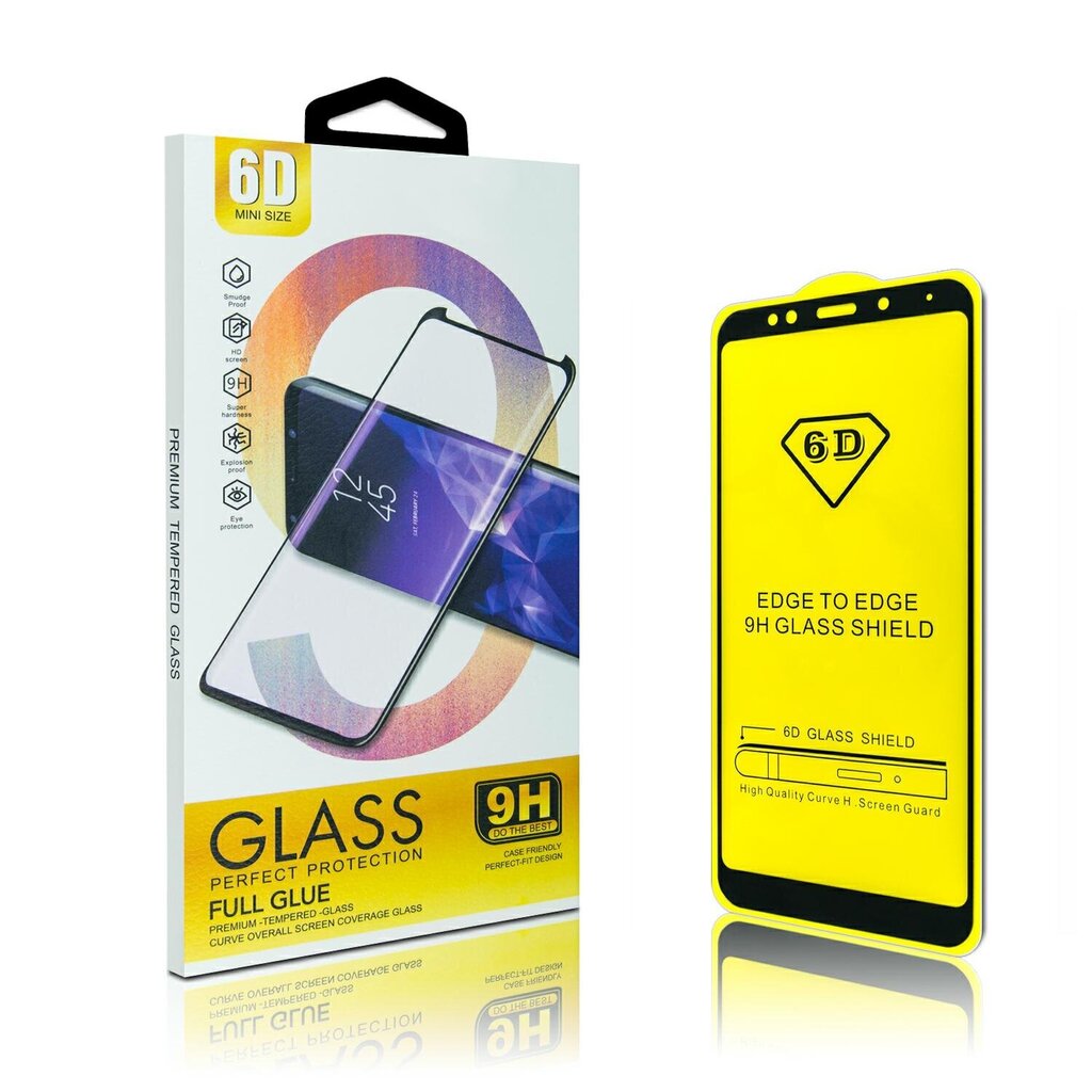 Aizsargstikliņš 6D Full Glue iPhone 12 Pro Max cena un informācija | Ekrāna aizsargstikli | 220.lv