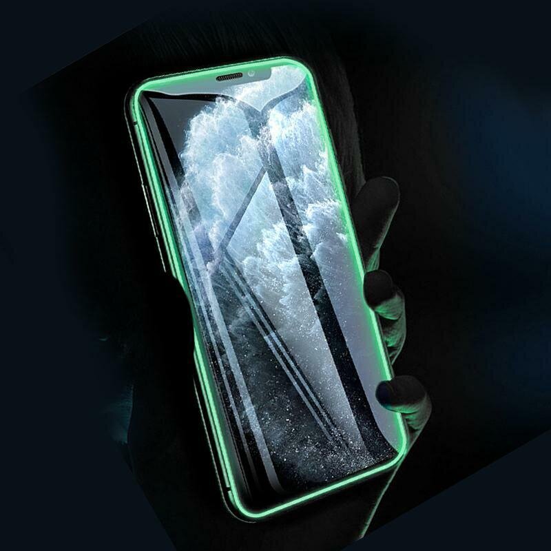 Aizsargstikliņš Fluo Glass priekš iPhone 12 Pro Max cena un informācija | Ekrāna aizsargstikli | 220.lv