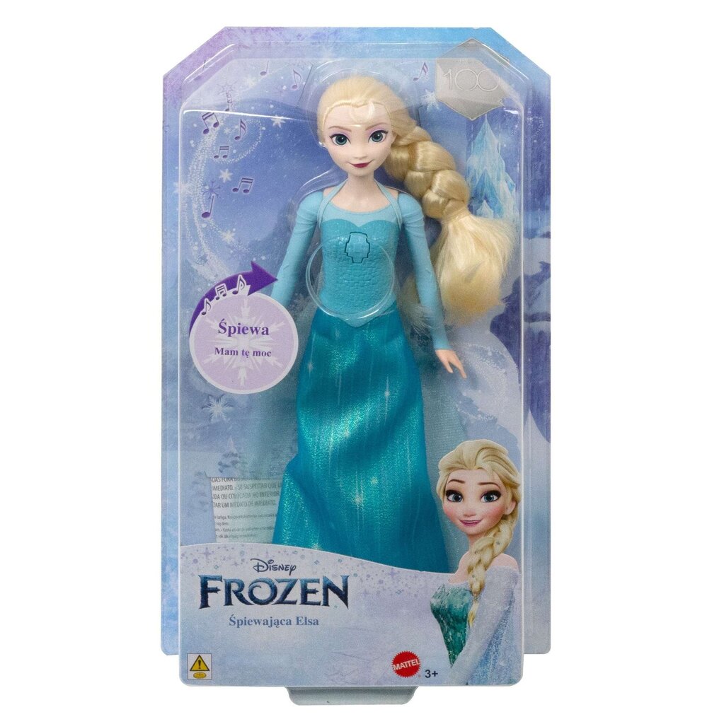 Lelle Frozen Ledus zeme Dziedošā Elsa 30 cm цена и информация | Rotaļlietas meitenēm | 220.lv