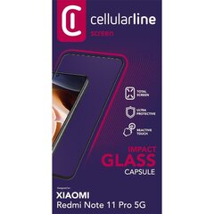 Ekrāna aizsargs Cellularline Redmi Note 11 Pro 5G цена и информация | Защитные пленки для телефонов | 220.lv