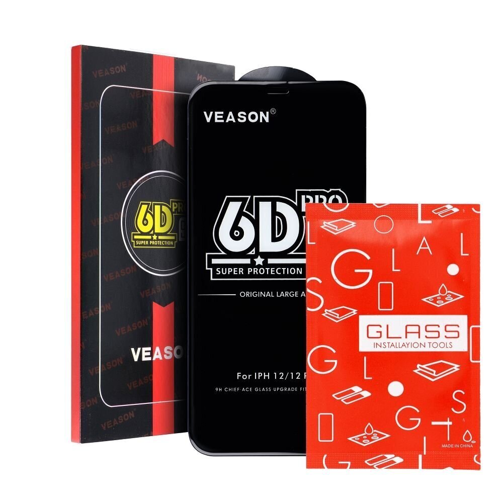 Veason 6D Pro Tempered Glass цена и информация | Ekrāna aizsargstikli | 220.lv