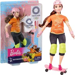 Lelle Barbie Olimpiskais skeitbords цена и информация | Игрушки для девочек | 220.lv