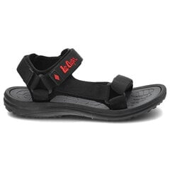 Sandales vīriešiem Lee Cooper 9383-N, melnas cena un informācija | Vīriešu iešļūcenes, čības, sandales | 220.lv