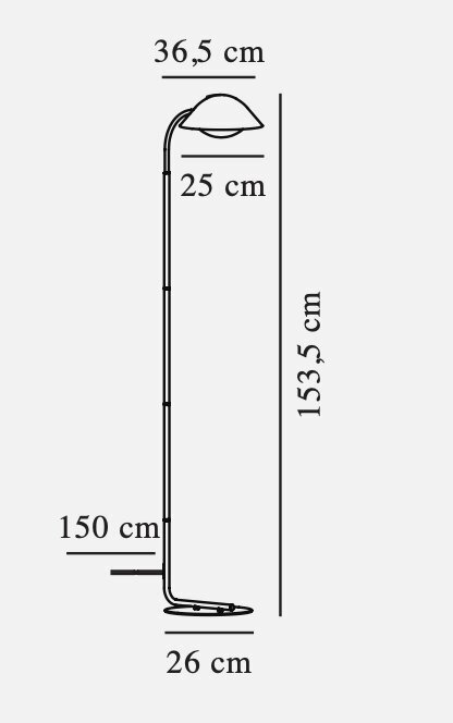 Nordlux stāvlampa Freya 2213124003 cena un informācija | Stāvlampas | 220.lv