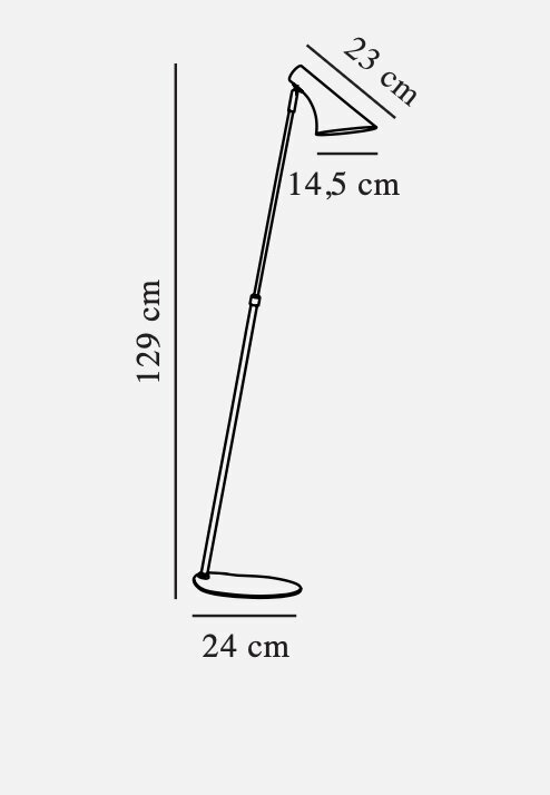 Nordlux stāvlampa Vanila 72704001 цена и информация | Stāvlampas | 220.lv