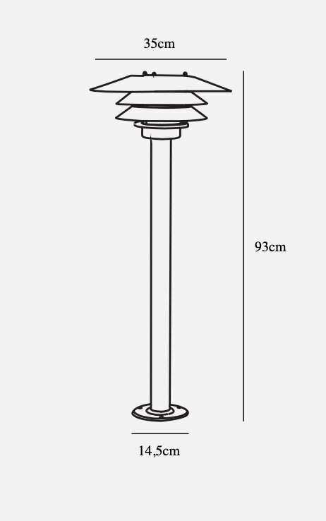 Nordlux āra dekoratīvā lampa Venø 10600725 cena un informācija | Āra apgaismojums | 220.lv