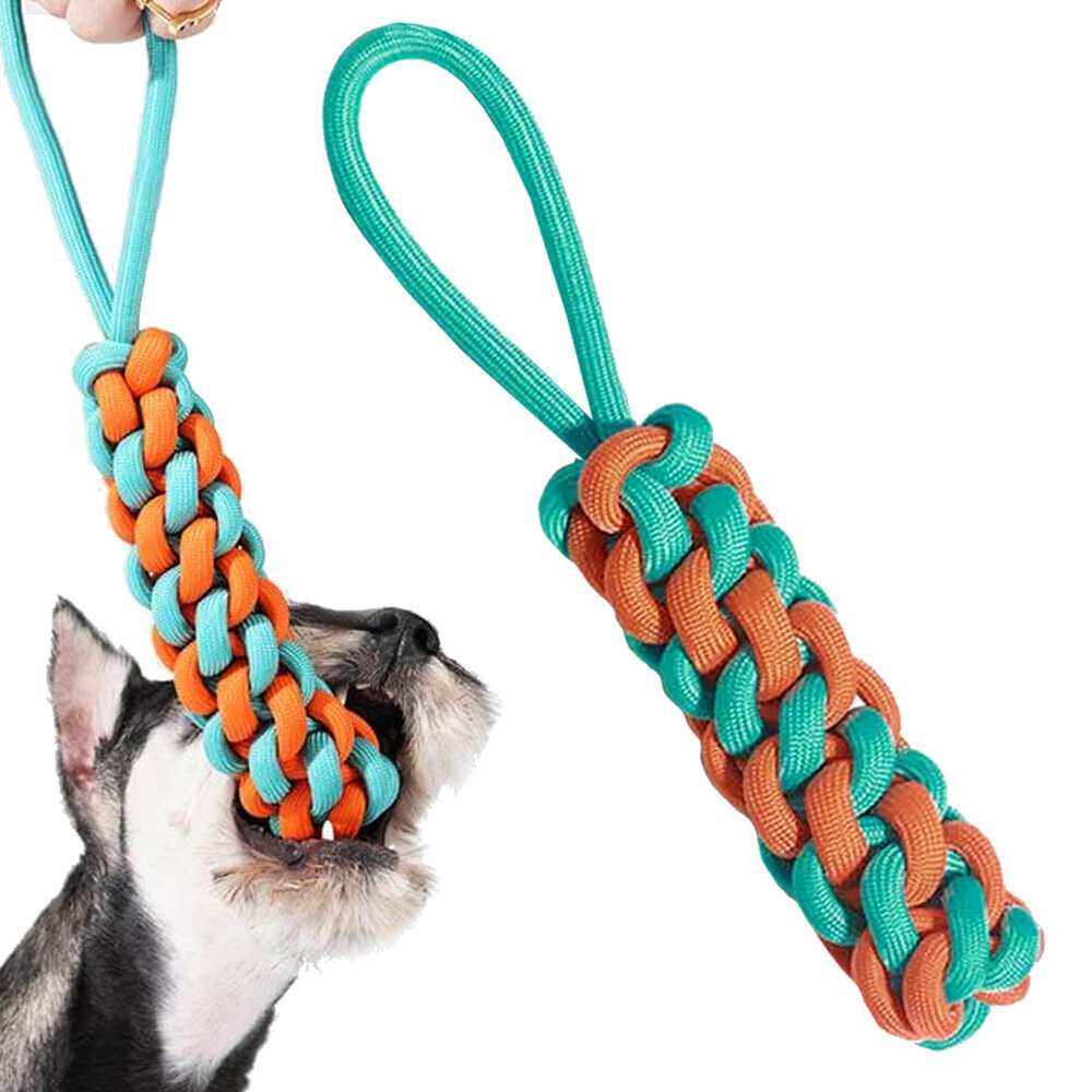 Suņu košļājamā rotaļlieta ar vilkšanas virvi cena un informācija | Suņu rotaļlietas | 220.lv