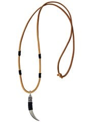 Шнурок с подвеской, кожаный (RA2P1B) цена и информация | Украшения на шею | 220.lv