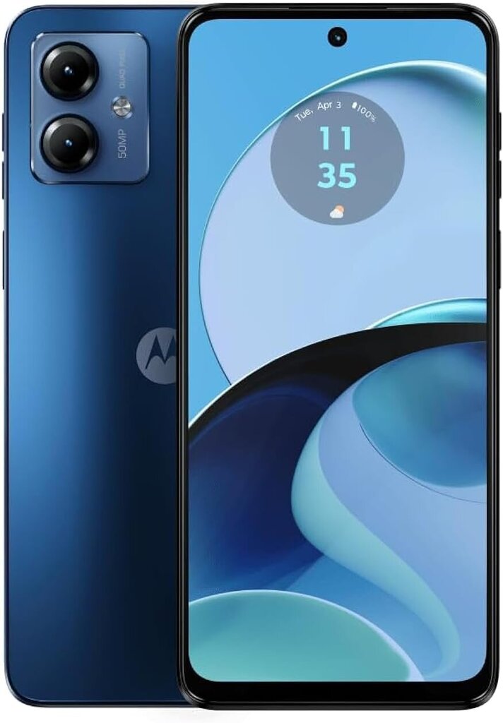 Motorola Moto G14 4/128GB Sky Blue cena un informācija | Mobilie telefoni | 220.lv