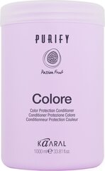 PURIFY COLORE ✾ Кондиционер для окрашенных волос с экстрактами маракуйи, акаи и риса, 1000 мл цена и информация | Бальзамы, кондиционеры | 220.lv
