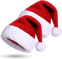 Ziemassvētku cepure, 2 gab. cena un informācija | Svētku dekorācijas | 220.lv