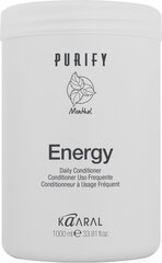 Tonizējošs kondicionieris ar mentolu Purify Energy, 1000 ml cena un informācija | Matu kondicionieri, balzāmi | 220.lv