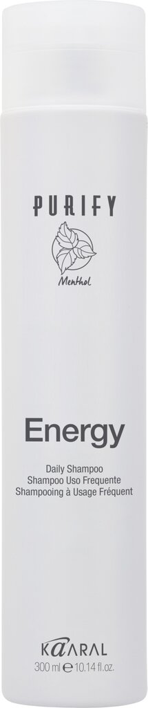 Tonizējošs šampūns ar mentolu Purify Energy, 300 ml cena un informācija | Šampūni | 220.lv