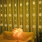 Ziemassvētku lampiņas ar 24 sniegpārslām un 16 ovālām lampiņām, 3m, 160 LED, LIVMAN CX-004 cena un informācija | Ziemassvētku lampiņas, LED virtenes | 220.lv