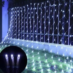 Ziemassvētku tīkla lampiņas 2m*3m, 192 LED, LIVMAN YN-401 цена и информация | Гирлянды | 220.lv
