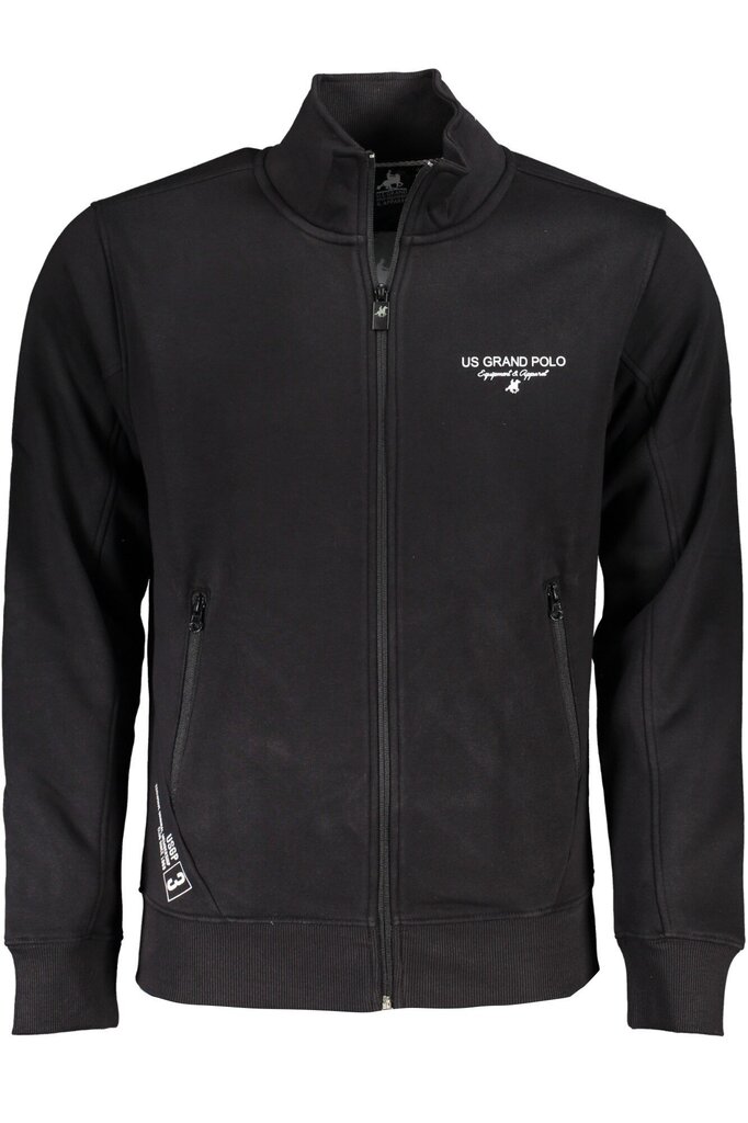 U.S. Grand polo džemperis vīriešiem USF897_NENERO, melns cena un informācija | Vīriešu jakas | 220.lv