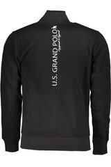 U.S. Grand polo džemperis vīriešiem USF897_NENERO, melns цена и информация | Мужские толстовки | 220.lv