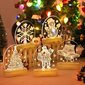Svētku 3D lampa - Jaungada zvani цена и информация | Ziemassvētku dekorācijas | 220.lv
