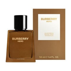 Парфюмированная вода Burberry Hero EDP для мужчин, 50 мл цена и информация | Женские духи | 220.lv