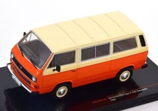 VW T3 Caravelle 1981 Orange/Beige CLC501N IXO 1:43 cena un informācija | Kolekcionējamie modeļi | 220.lv