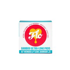 Bambusa bioloģiski noārdāmās paketes Flo, 10 gab. cena un informācija | Tamponi, higiēniskās paketes, ieliktnīši | 220.lv