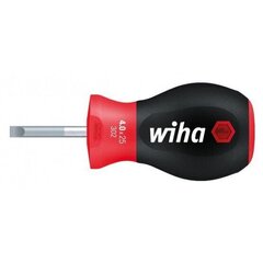 Skrūvgriezis Wiha SoftFinish® īss Stubby (4,0 x 25 x 0,8 mm) cena un informācija | Rokas instrumenti | 220.lv