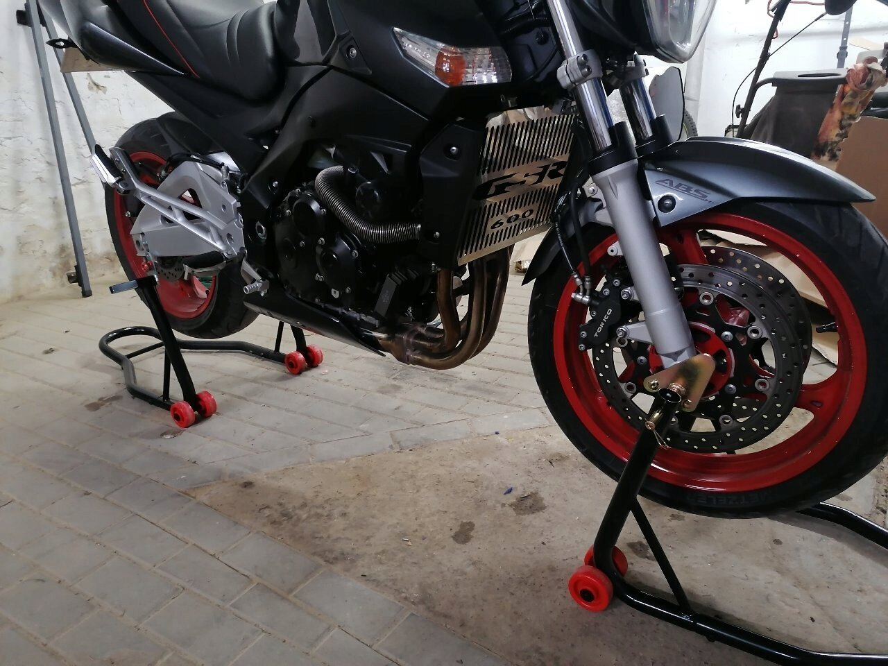 Motocikla statīvs, priekšējais + aizmugurējais pacēlājs MT1 цена и информация | Moto piederumi | 220.lv