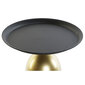 Mazs galdiņš DKD Home Decor 50 x 50 x 43,5 cm Melns Bronza Metāls cena un informācija | Žurnālgaldiņi | 220.lv